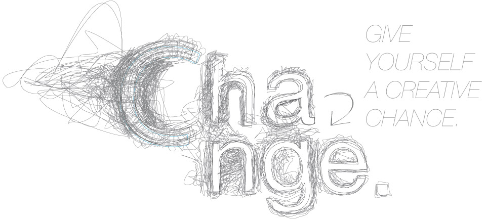 GIVE YOURSELF A CREATIVE CHANCE.