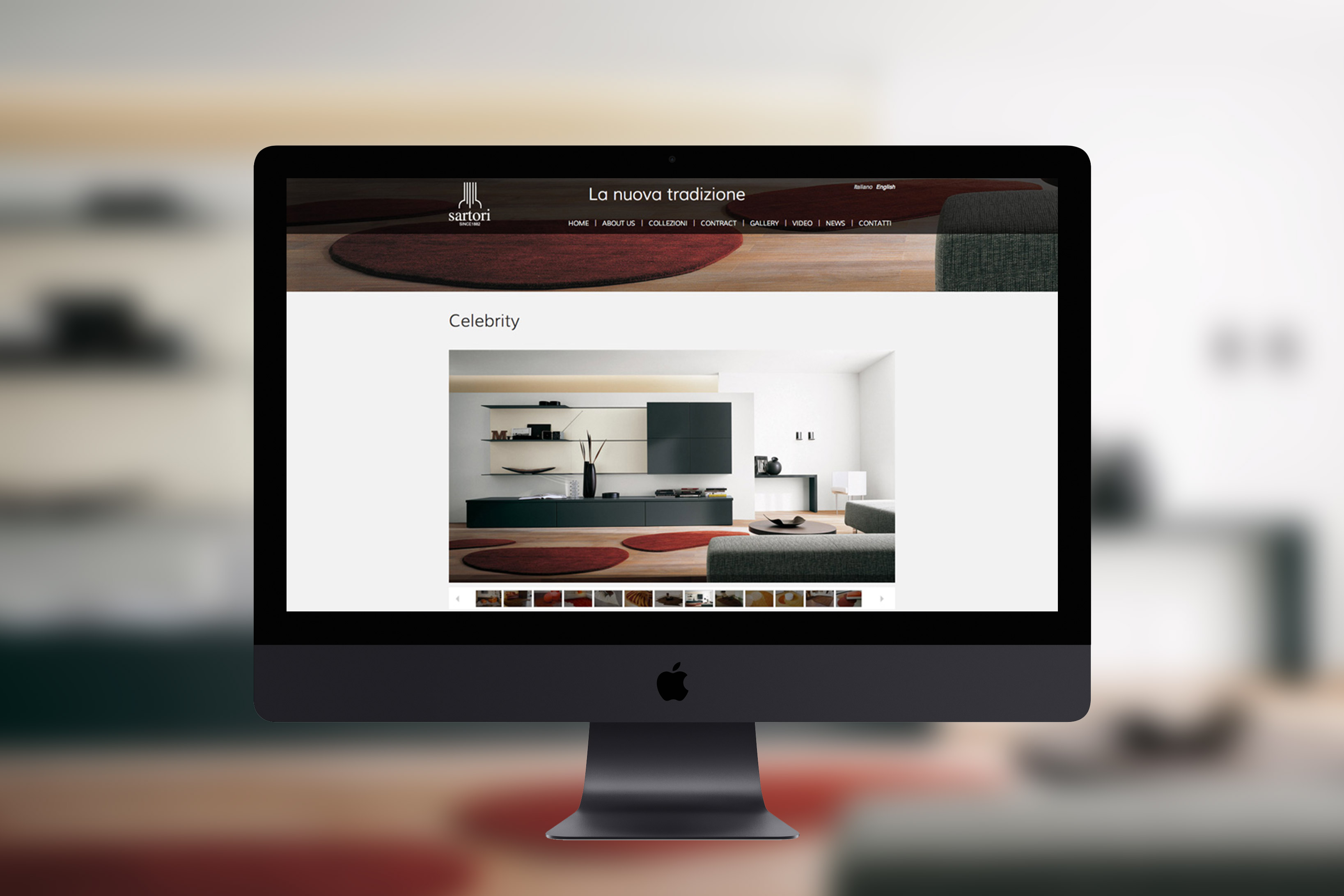 Sito web per produttore arredamento