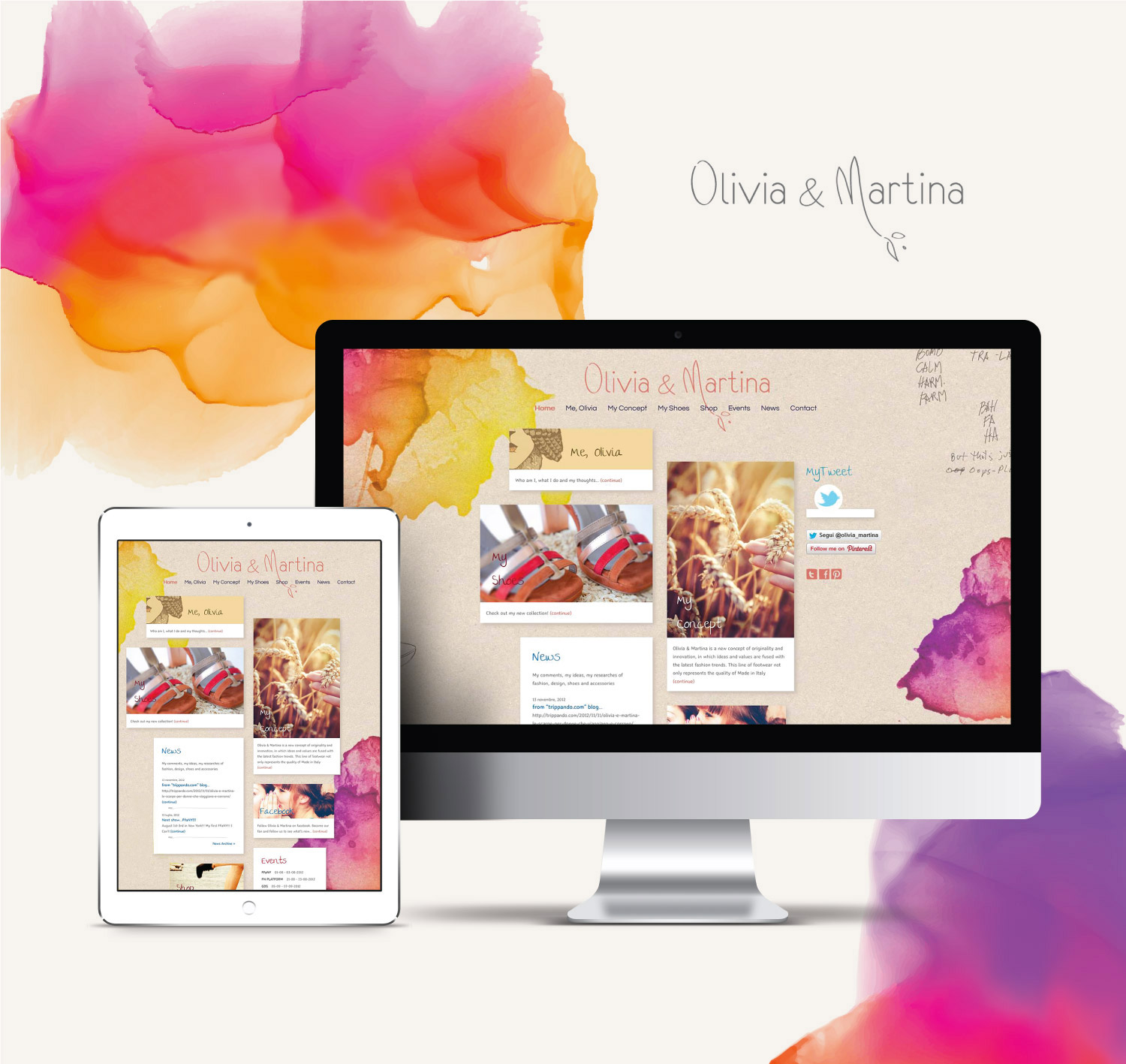 Sito Web per produttore calzature