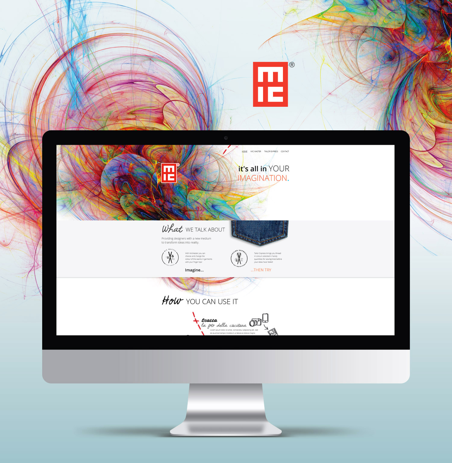 Sito Internet per industria della moda