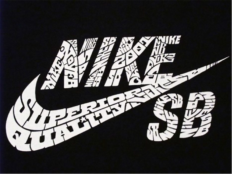 logo aziendale calligrafico - Nike